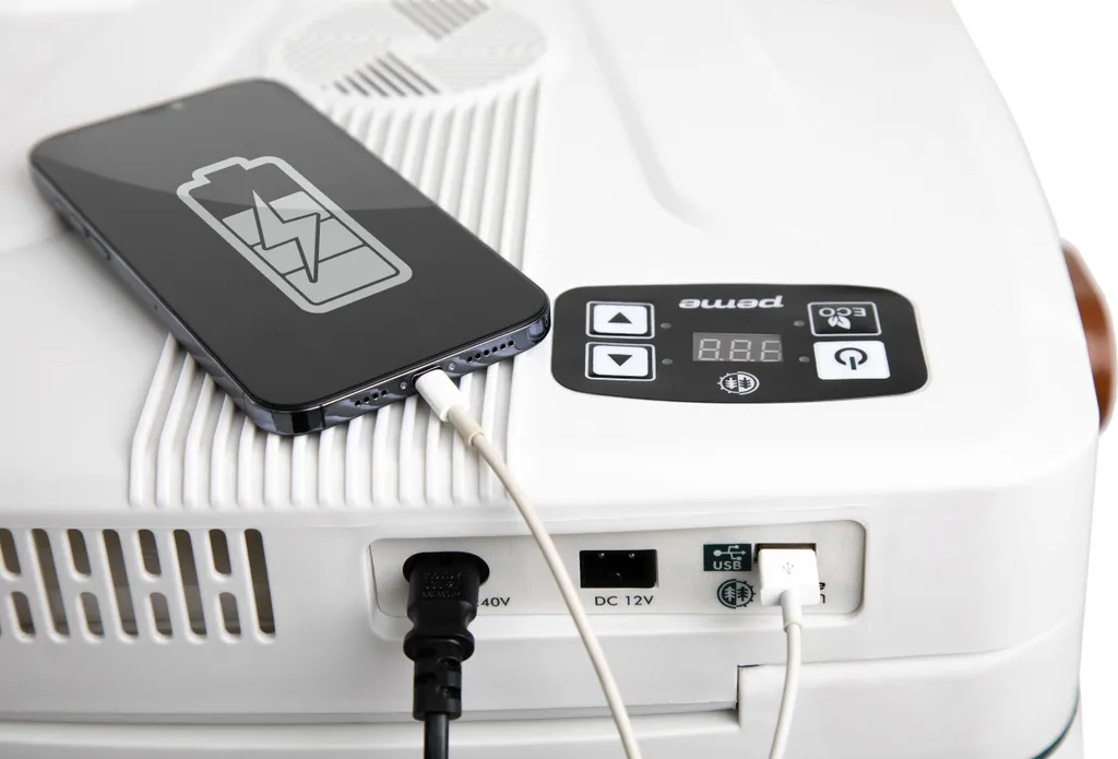 Tragbare Kühlbox Peme Ice-on Mini-Kühlschrank Für Auto Und Camping 32 Liter - In Pine Forest Grün 4 Tragbare Kühlbox Peme Ice-on Mini-Kühlschrank Für Auto Und Camping 32 Liter - In Pine Forest Grün – Bild 4