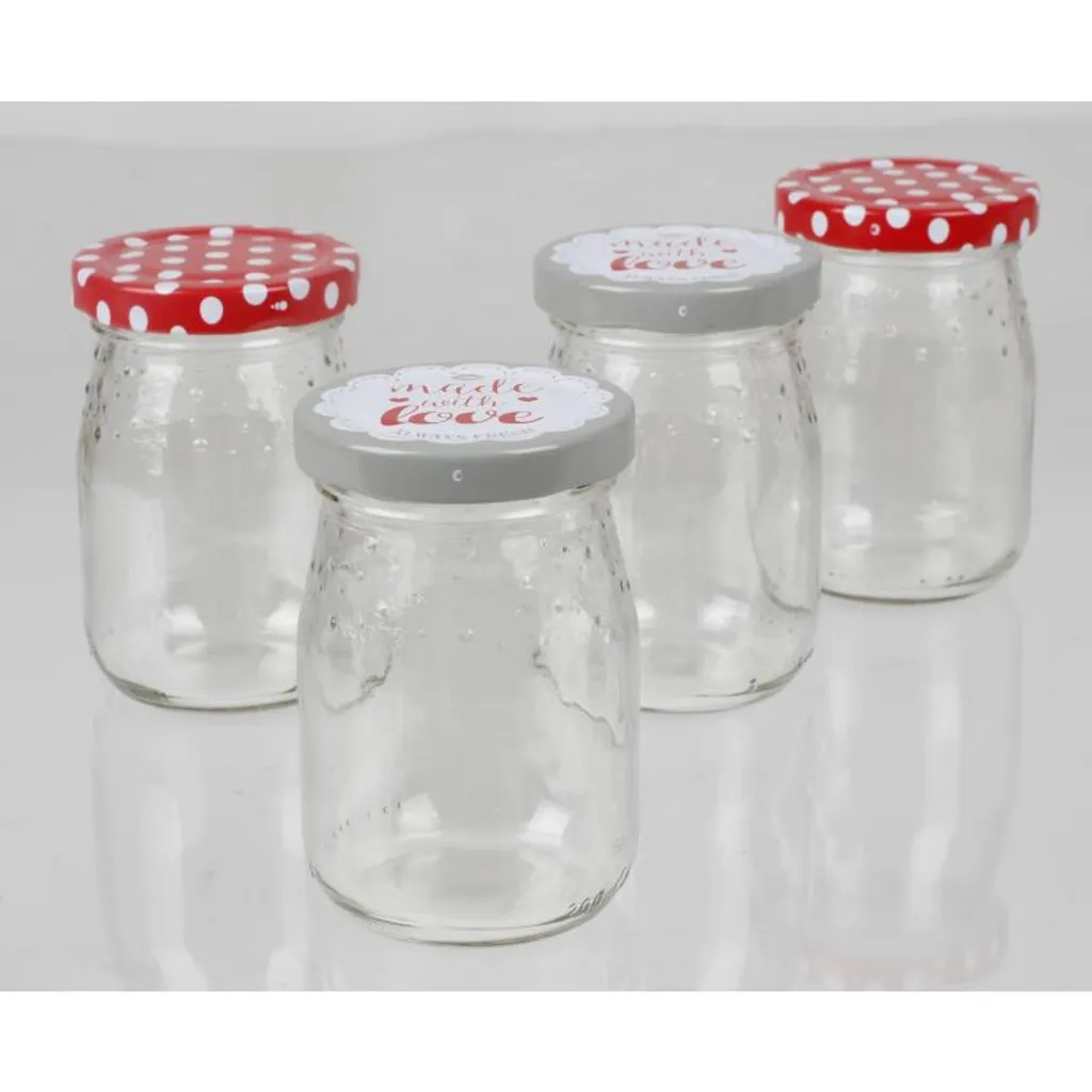 Omega 8x Einmachgläser 200ml Set 4er Vorrat Einwecken Konserven Gurken Schraubdeckel 4 Omega 8x Einmachgläser 200ml Set 4er Vorrat Einwecken Konserven Gurken Schraubdeckel – Bild 4