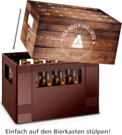 Itenga Adventskalender Für Bierkasten Motiv 1 Holzkiste - Bierkastenadventskalender -Leonardo Verkäufe a8ac19df455d31a3d37ebfb815935b11