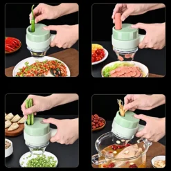 4 In 1 Hand Elektro Gemüseschneider Multifunktionaler Gemüse Obst Schneider -Leonardo Verkäufe a9820aa8f648da8ae4f981be5725a95c