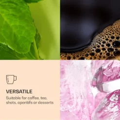 DUOS 6X 410ml Jumbo Doppelwandige Thermo-Gläser + 6X Edelstahl-LÖFFEL, Für Latte Macchiato, Cocktails, Vorspeisen By Feelino -Leonardo Verkäufe aa021545678e5119aee38d7c0fb03b8d