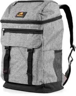 CampFeuer Kühlrucksack 20 Liter Grau, Leicht Und Wasserdicht