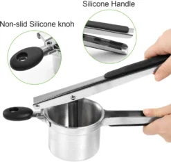 Kartoffelpresse Aus Edelstahl, Spätzlepresse, Professionelle Spätzlechef Mit 3 Lochscheiben, Kartoffelpresse Für Kartoffelpüree, Obstsäfte, Gemüsebrei, Presse Ricer -Leonardo Verkäufe af2ec18aed139d6c576dbb084fecfaae