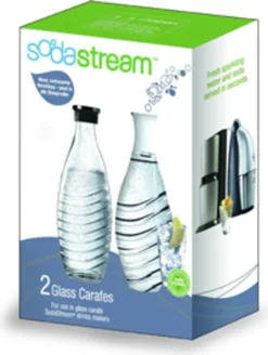 SodaStream Glaskaraffen 0,6 Liter Im 2er-Pack, 764997 -Leonardo Verkäufe b0315e1ba9be00ac8a537f0a9b35886a