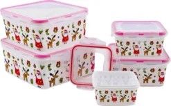 PLENTYFY Keksdosen 10 Teiliges Set Eckig - Plätzchendosen Zum Aufbewahren Von Gebäck Frischhaltedose Kekse - Luftdichte Vorratsdosen Mit Motiven Weihnachtsdosen Frischhaltedosen Mit Deckel 9 PLENTYFY Keksdosen 10 Teiliges Set Eckig - Plätzchendosen Zum Aufbewahren Von Gebäck Frischhaltedose Kekse - Luftdichte Vorratsdosen Mit Motiven Weihnachtsdosen Frischhaltedosen Mit Deckel -Leonardo Verkäufe b0b23f6875180ecea3982924831d2aa4