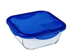 Pyrex Cook & Go Glas Square Teller Mit Deckel 0.9l -Leonardo Verkäufe b10c9c98161970b12a76e5a5f16cfb35