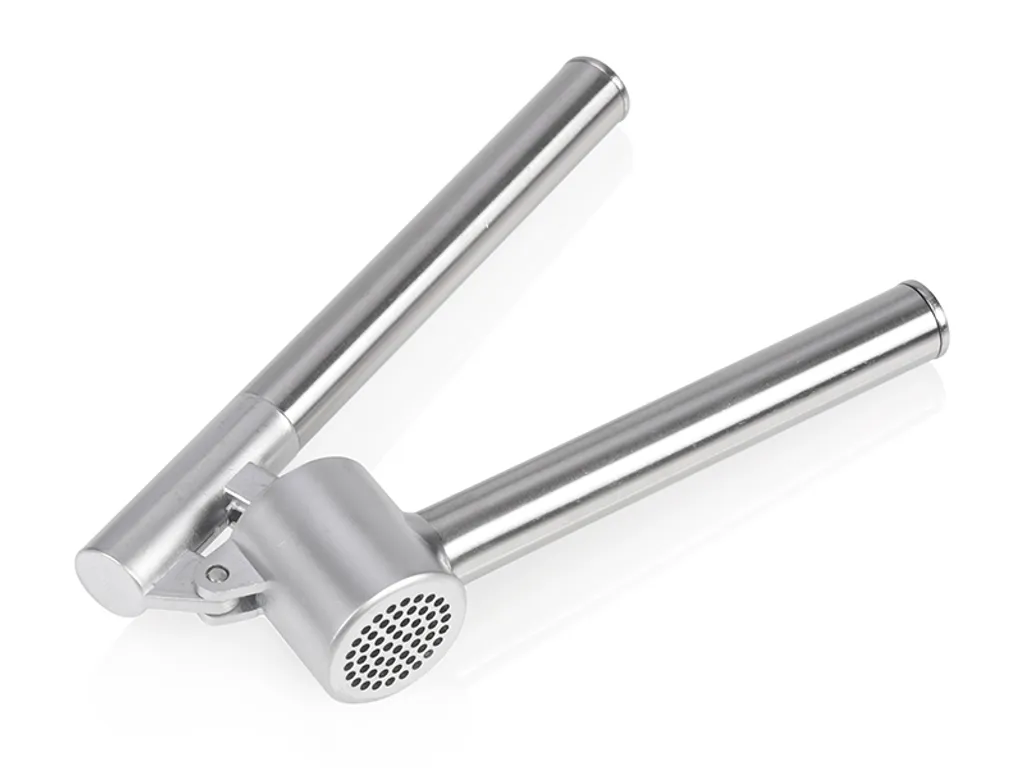 Knoblauch- Presse Aus Edelstahl Ø3cm, L 16cm Aluminium Profi 4 Knoblauch- Presse Aus Edelstahl Ø3cm, L 16cm Aluminium Profi – Bild 4