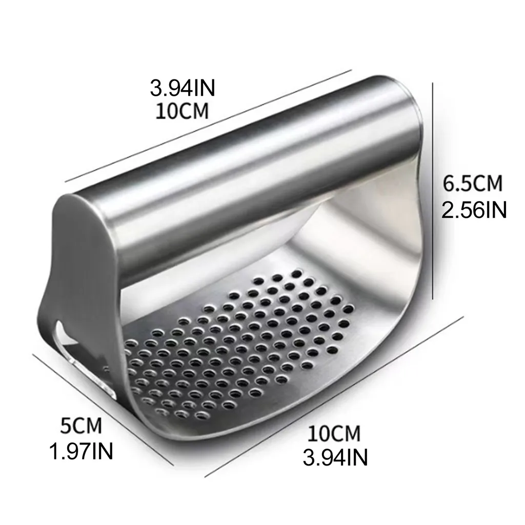 Knoblauch Ingwer Presse, Knoblauchpresse, Crusher Squeezer Stampfer 304 Edelstahl Crusher Squeezer Für Knoblauch Ingwer 2 Knoblauch Ingwer Presse, Knoblauchpresse, Crusher Squeezer Stampfer 304 Edelstahl Crusher Squeezer Für Knoblauch Ingwer – Bild 2