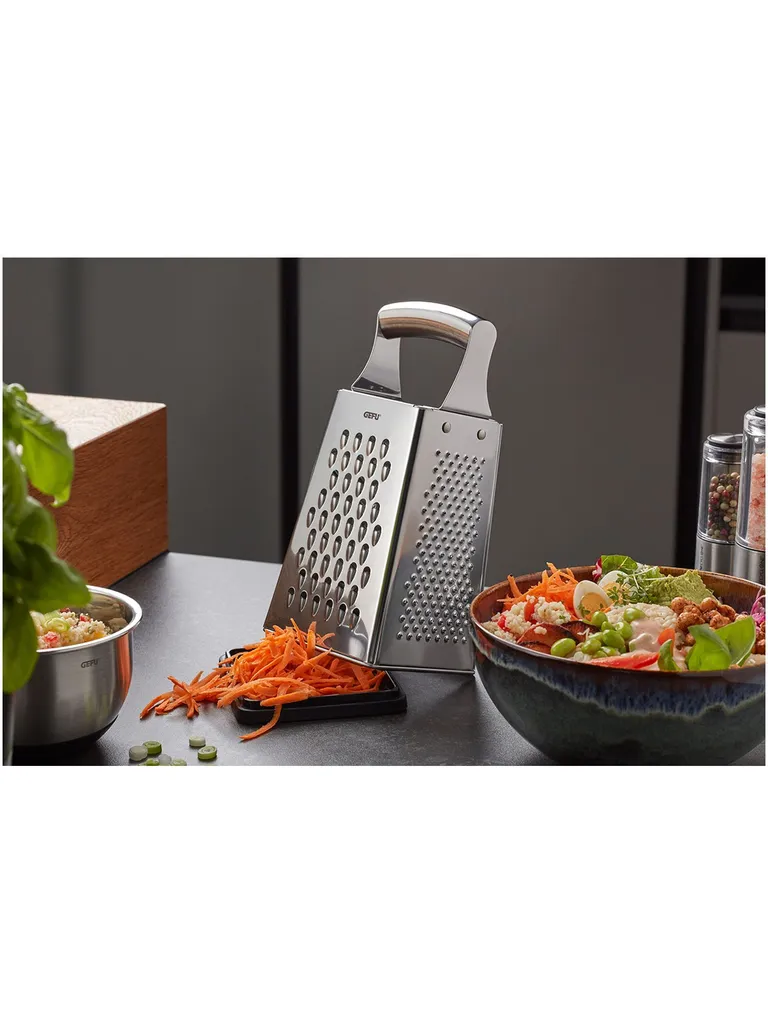 GEFU "GEFU Vierkantreibe GRATO Mit 4 Verschiedenen Reibflächen Edelstahl" 2 GEFU "GEFU Vierkantreibe GRATO Mit 4 Verschiedenen Reibflächen Edelstahl" – Bild 2