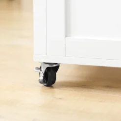 SoBuy FKW102-WN Küchenwagen Mit Arbeitsplatte Servierwagen Beistellwagen Rollwagen Getränkewagen Fürs Büro BHT Ca.: 68x90x46cm -Leonardo Verkäufe b8e42fe17d40581cc17fc987e633aab5