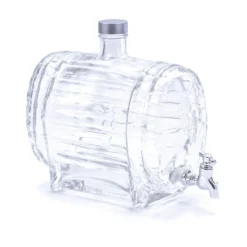 GETRÄNKESPENDER Mit Zapfhahn Für Likör Wein Fass Wasserspender Saftspender 1,5 L