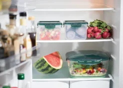 Genius Nicer Dicer Chef Auffangbehälter Groß & Klein Inkl. Deckel 6 Tlg 1 X 3300 Ml & 2 X 700 Ml Smaragdgrün; A27056 -Leonardo Verkäufe b9526374503d08f07012293b25389216