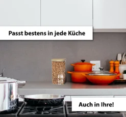 Loxis Vorratsgläser Set (3-teilig) – Eckige, Stabile Vorratsgläser Mit Bambusdeckel – 1x 1500ml / 1x 1100ml / 1x 750ml Große Vorratsdosen - Vielseitig Einsetzbare Und Aromadichte Vorratsbehälter -Leonardo Verkäufe baabd45eebb426ae562aec8c9dd70ee9