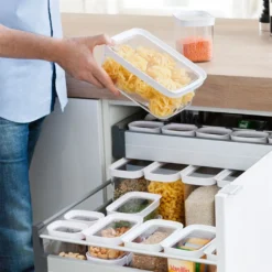 Emsa Trockenvorratsdose OPTIMA 0,45 Liter Transparent / Weiß -Leonardo Verkäufe bc61f5fced44d2667068ea1ebee71b48