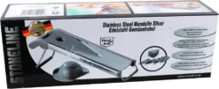 Stoneline Edelstahl Gemüsehobel Mit 5 Schneideinsätzen -Leonardo Verkäufe bc77cdaf50fa05af64b75f691336de81