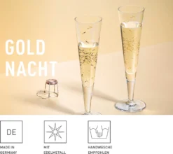 Goldnacht Champagnerglas-Set H22 Von Ritzenhoff Design Team -Leonardo Verkäufe bf1b2f067bfe3efe51bc07a2a5ff186a
