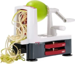 Westmark 113-32260 Gemüseschneidemaschine SPIROMAT, Rot/weiß/grau (1 Stück) -Leonardo Verkäufe bf26f2949cfcd762f7fcd7cd77bf6470