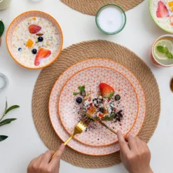 Vancasso Natsuki 16-teilig Porzellan Kombiservice, Mit Je 4 Speiseteller Ø 27 Cm, Dessertteller Ø 21,5 Cm, Müslischalen Ø 15,2 Cm Und Kaffeebecher 380 Ml -Leonardo Verkäufe bfa670adbb2c380fab6837ab876a58b3