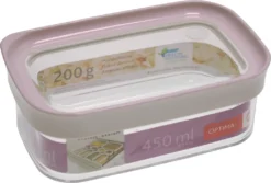 Emsa Trockenvorratsdose OPTIMA 0,45 Liter Transparent / Weiß -Leonardo Verkäufe c004b8ab9359931411dcfc56471a1606