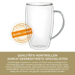 Thermoglas Mit Henkel „DG-SHH“ 400 Ml,4er Set -Leonardo Verkäufe c14d399b40acb4b59a65bb9bbd3cf3f5