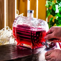 GETRÄNKESPENDER Mit Zapfhahn Für Likör Wein Fass Wasserspender Saftspender 1,5 L -Leonardo Verkäufe c1e4dee92a7459f6d9107c133d017463