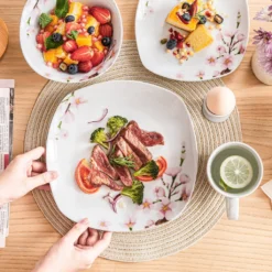 VEWEET Porzellan Kombiservice 'Annie', 40 Teilig Geschirrservice Für 8 Personen, Frühstückservice Mit Je 8 Eierbecher, Kaffeebecher 350 Ml, Müslischalen, Dessertteller Und Flachteller -Leonardo Verkäufe c27a5ff9cb7c9461d5d7e9fefab80b19