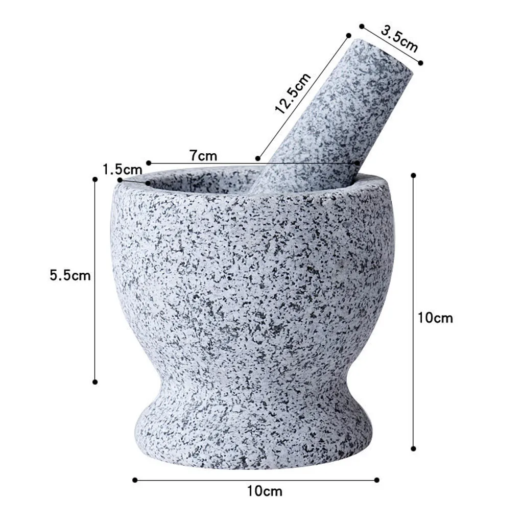 Granit-Mörser-Set Mit Schutzboden, Holzlöffel Und Gratis EBook – Mörser Und Stößel Aus Stabilem Und Geruchlosem Granit – Gewürzmörser,klein 2 Granit-Mörser-Set Mit Schutzboden, Holzlöffel Und Gratis EBook – Mörser Und Stößel Aus Stabilem Und Geruchlosem Granit – Gewürzmörser,klein – Bild 2