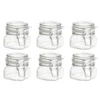 Mäser 931161 Gothika Einmachglas Mit Deckel, 300 Ml, Vorratsgläser Mit Bügelverschluss, Klar (6er Pack)