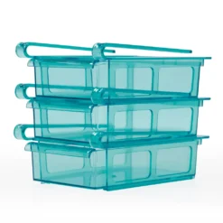 GOURMETmaxx Klemm-Schublade Für Kühlschrank, 3er-Set Schublade Klemm Kühlschrank GOURMETmaxx Zusatzfach Gemüsefach 3er-Set Ordnung -Leonardo Verkäufe c45f61c390b1ab13f97cf9176711dd3a