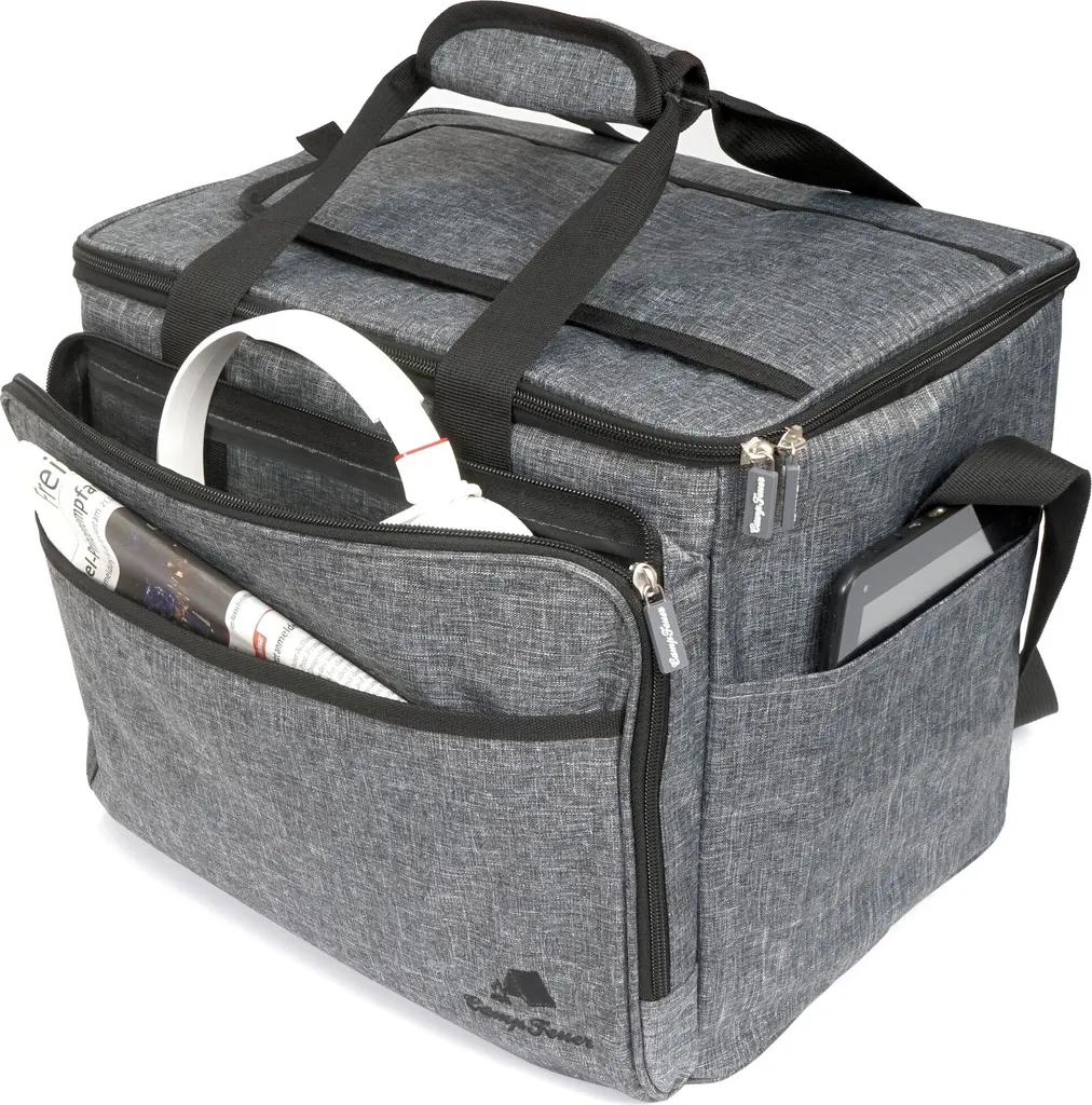 CampFeuer Kühltasche 30 Liter, Grau-meliert, Leicht Und Wasserdicht 3 CampFeuer Kühltasche 30 Liter, Grau-meliert, Leicht Und Wasserdicht – Bild 3