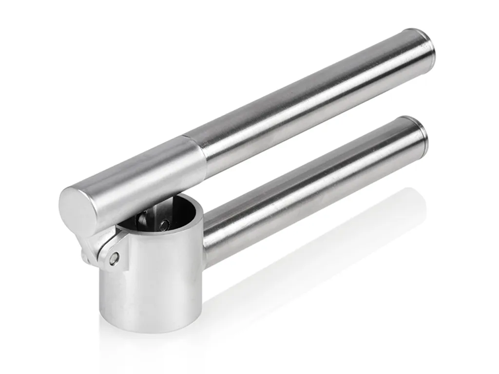 Knoblauch- Presse Aus Edelstahl Ø3cm, L 16cm Aluminium Profi 3 Knoblauch- Presse Aus Edelstahl Ø3cm, L 16cm Aluminium Profi – Bild 3