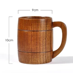 320ml Natürliches Holz Bierkrug Trinkbecher Griff Heiße Kalte Getränkebecher Bier Stein Bierkrug Bier Steins Becher Langlebiger Holzbecher Holzbecher -Leonardo Verkäufe c762e83b672c61f39b3e777da058a8a8