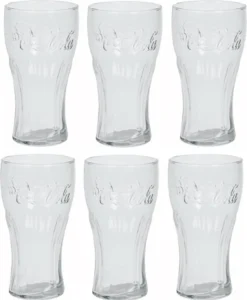 Coca-Cola Relief-Glas 27cl - 6-er Set -Leonardo Verkäufe c81a450c33bdba66e86a3a22061ac450