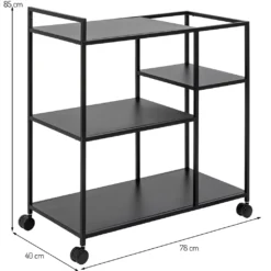 Smuk Rollwagen Davian Schwarz -Leonardo Verkäufe ca256055087d1e03788651fe547732ab