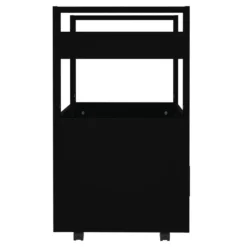 VidaXL Küchenwagen Schwarz 60x45x80 Cm Holzwerkstoff -Leonardo Verkäufe d4c626fb7b7c44d9fb73d6544382cb86