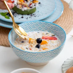 Vancasso Natsuki 16-teilig Porzellan Kombiservice, Mit Je 4 Speiseteller Ø 27 Cm, Dessertteller Ø 21,5 Cm, Müslischalen Ø 15,2 Cm Und Kaffeebecher 380 Ml -Leonardo Verkäufe d4f5ec9094e7d650fae7cf88a91b7e74