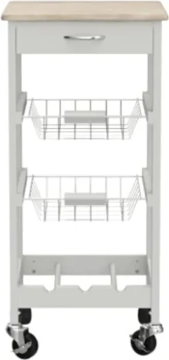 Kesper Küchenwagen Mit Schublade, Weiß, 2581413 -Leonardo Verkäufe d4fb42bc5ab546f1bdad6c5037f8cdfd