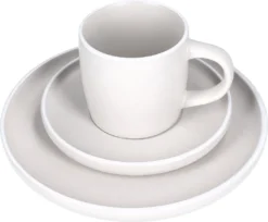 18tlg. Kaffeeservice Lea 6 Personen Kuchenteller Kaffee-Tasse Weiß Steingut -Leonardo Verkäufe d68a023a2735f1be4a05a487480debb9