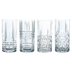 Nachtmann 0097784-0 Longdrinkbecher 'Highland' Kristallglas, 375 Ml, H: 15,1 Cm, ø 7,7 Cm, Transparent, 4-teilig (1 Set) -Leonardo Verkäufe d723b3071ac338d99801df83c6d5afc4