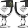Salitos Salrita Cocktail 4er Set - 4x Cocktailglas + 4x Flaschenhalter