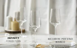 KROSNO Infinity Weißweingläser, 6er-Set, 400 Ml