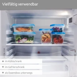 Wüllner & Kaiser Gefrierdosen 4er Set 750 Ml, Frischhaltedosen Mit Deckel, Ideal Zum Einfrieren, Vielfältig Verwendbar -Leonardo Verkäufe d89aec28365d5fc1919bb0537cc7b590