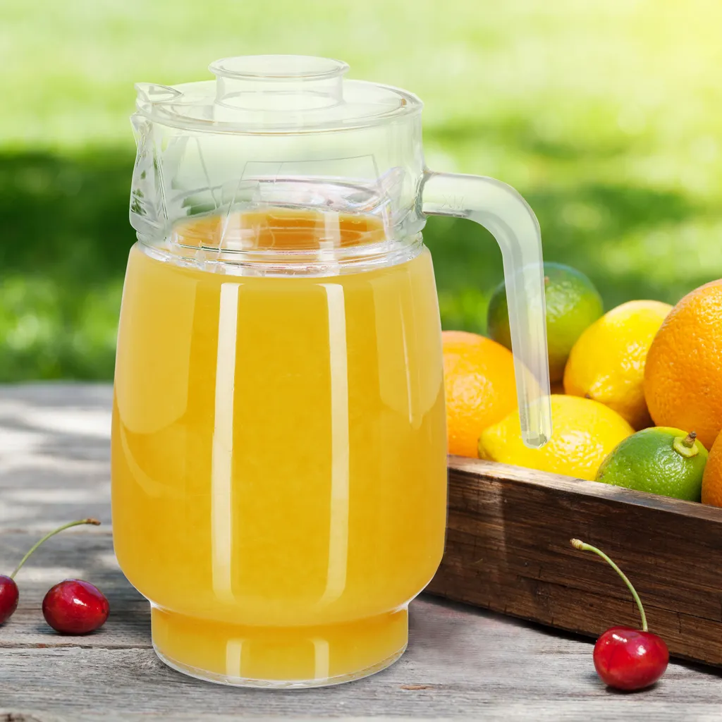 Relaxdays Glaskrug Mit Deckel 2 Relaxdays Glaskrug Mit Deckel – Bild 2