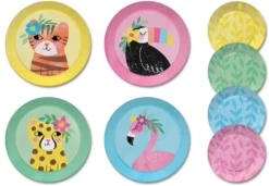 Kinderspiel Zinn Teeservice & Tragetasche, 15-teilig - Safari Design -Leonardo Verkäufe dabb99df0d534863777ac91f90f50d56