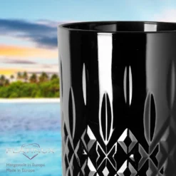 Schwarze Trinkgläser Mit Diamant Muster Aus Glas 250ml (max. 300ml) Gläser Whiskeygläser -Leonardo Verkäufe dc56b11cd2737650fca723a46b1b09b6