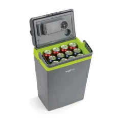 MAXXMEE Kühlbox - Wahlweise Via Netzkabel Oder KFZ-Anschluss - 22l Volumen - Grau/limegreen Kühlbox Camping Kühlschrank 22L Auto 12V 230V Thermobox Elektrisch Picknick Grau -Leonardo Verkäufe e0931d6c8aff7b3773a5e124c861cd6a