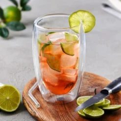 GRÄWE Doppelwandige Latte Macchiato-Thermogläser, 450 Ml, 2er Set -Leonardo Verkäufe e1038f434142876478b789b07cb5ba44