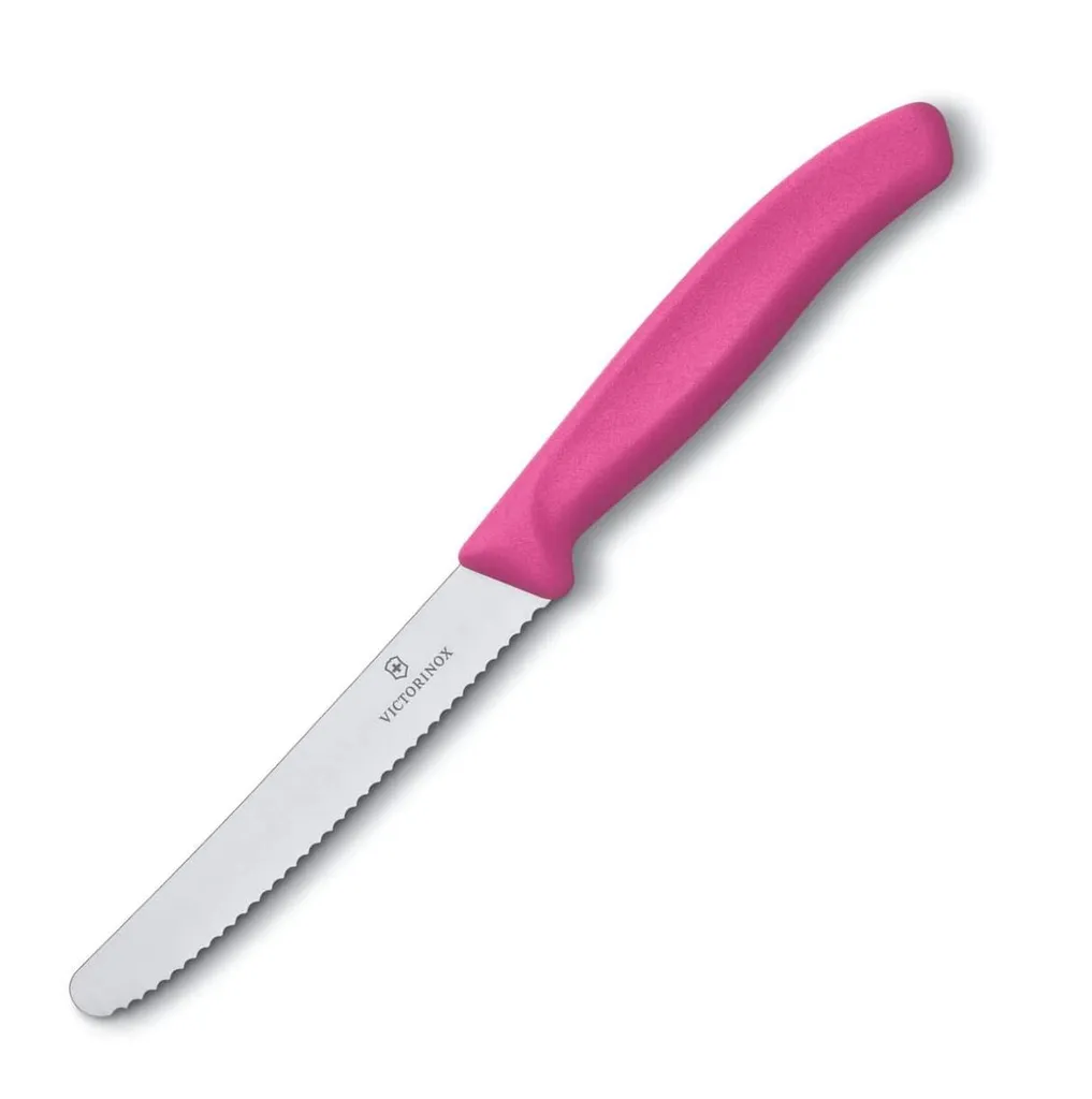 Victorinox Tomaten-und Tafelmes, Kunststoff, Pink, 6X 2 Victorinox Tomaten-und Tafelmes, Kunststoff, Pink, 6X – Bild 2