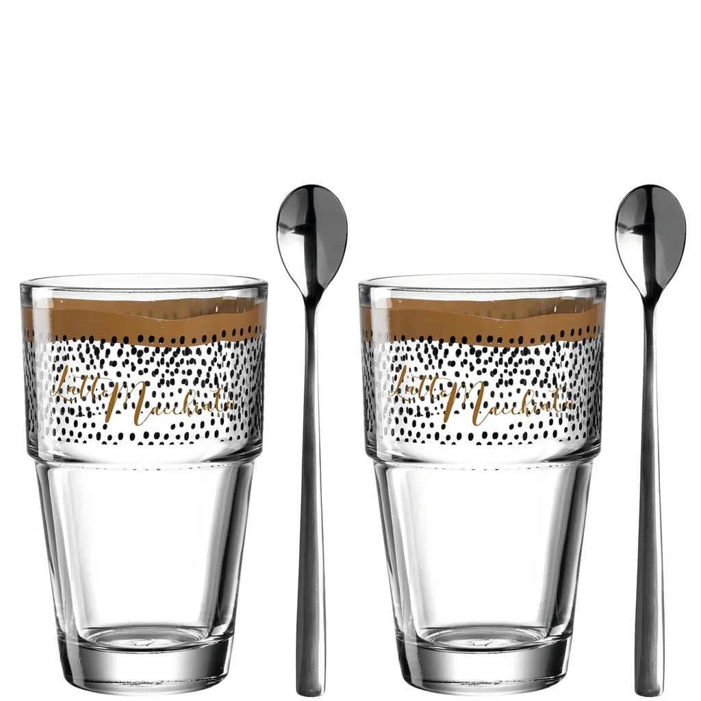 LEONARDO 043478, Gold, Transparent, Glas, Rund, 2 Stück(e), Klar, 410 Ml 1 LEONARDO 043478, Gold, Transparent, Glas, Rund, 2 Stück(e), Klar, 410 Ml