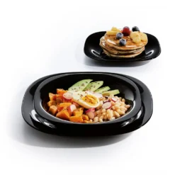 Geschirr Luminarc Carine Glas Schwarz-Weiß (19 Pcs) -Leonardo Verkäufe e22aafcc7d572f5950988473a139d3fe